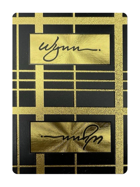 WYNN Limited Edition Playing Cards (Gold/Black) playing cards