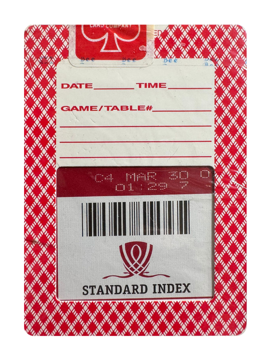 WYNN ICON Bee Playing Cards - Standard Index (Red) playing cards