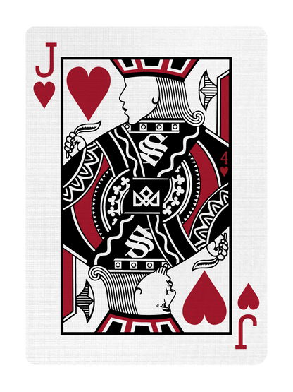 JACK of HEARTS - CUSTOM COURT CARD playing cards — view 2