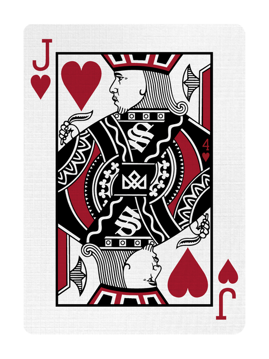 JACK of HEARTS - CUSTOM COURT CARD playing cards — view 3