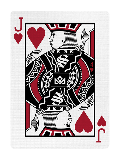 JACK of HEARTS - CUSTOM COURT CARD playing cards — view 3