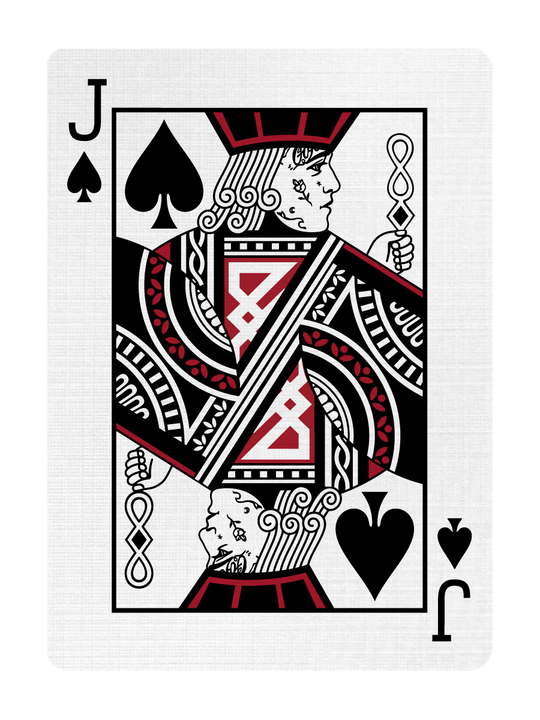 JACK of SPADES - CUSTOM COURT CARD playing cards — view 3