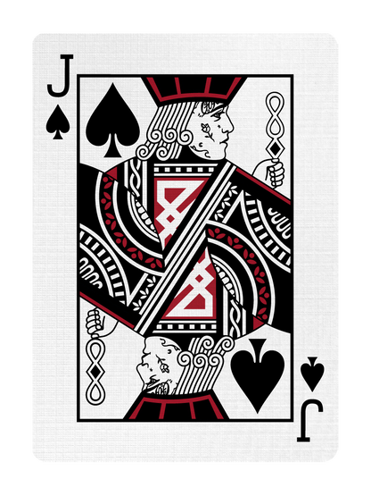 JACK of SPADES - CUSTOM COURT CARD playing cards — view 3