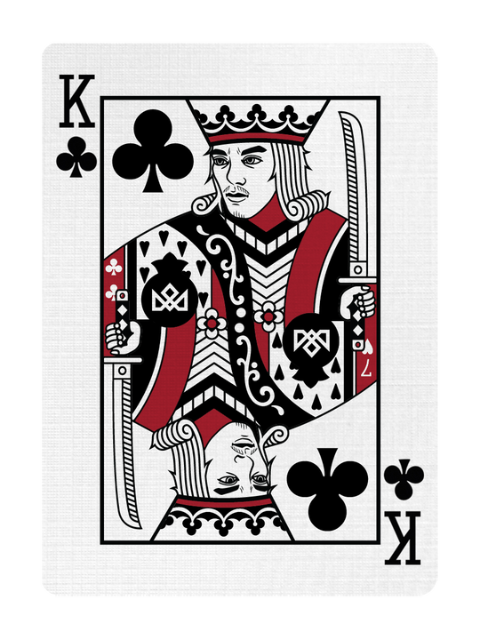 KING of CLUBS - CUSTOM COURT CARD playing cards — view 4