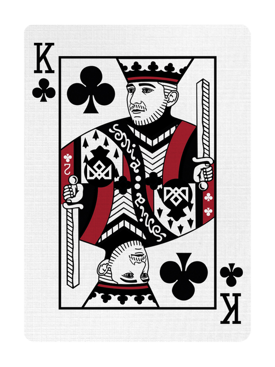KING of CLUBS - CUSTOM COURT CARD playing cards — view 3
