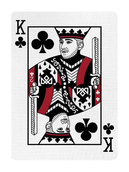 KING of CLUBS - CUSTOM COURT CARD playing cards — view 3