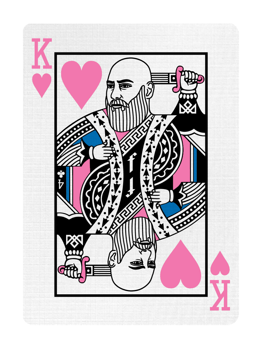 KING of HEARTS - CUSTOM COURT CARD