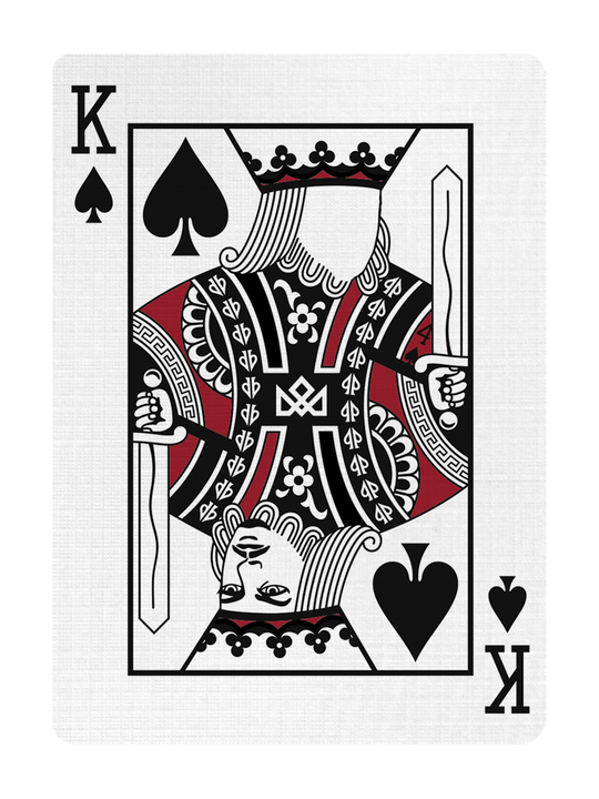 KING of SPADES - CUSTOM COURT CARD playing cards — view 2