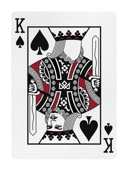 KING of SPADES - CUSTOM COURT CARD playing cards — view 2