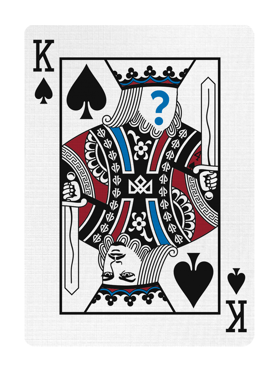 KING of SPADES - CUSTOM COURT CARD