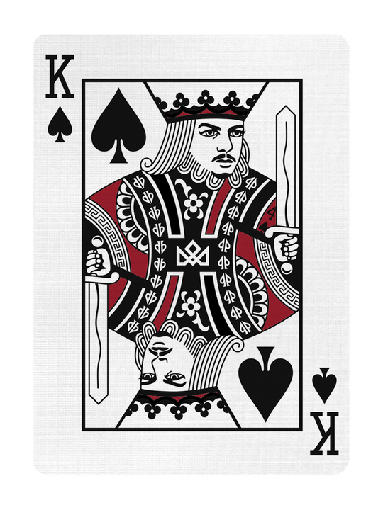 KING of SPADES - CUSTOM COURT CARD playing cards — view 3