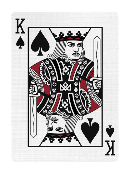 KING of SPADES - CUSTOM COURT CARD playing cards — view 3