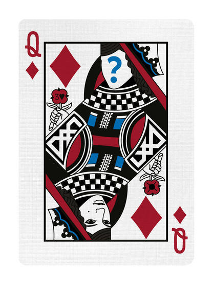 QUEEN of DIAMONDS - CUSTOM COURT CARD