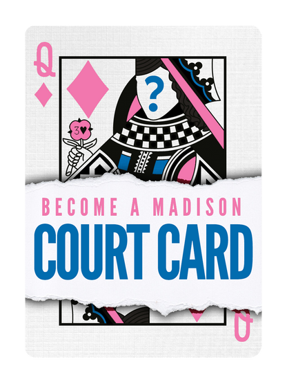 QUEEN of DIAMONDS - CUSTOM COURT CARD