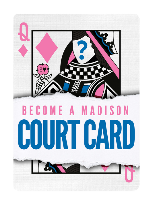 QUEEN of DIAMONDS - CUSTOM COURT CARD
