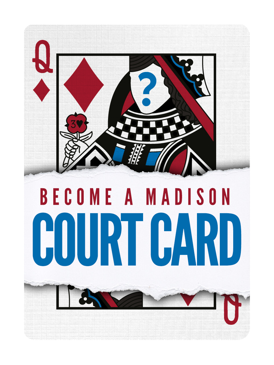 QUEEN of DIAMONDS - CUSTOM COURT CARD