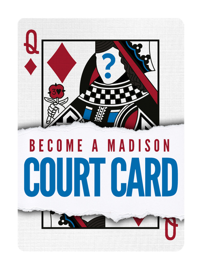 QUEEN of DIAMONDS - CUSTOM COURT CARD