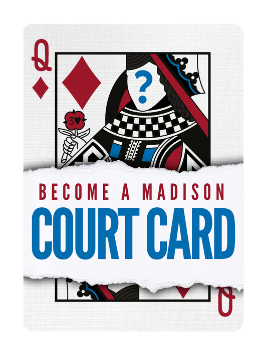 QUEEN of DIAMONDS - CUSTOM COURT CARD