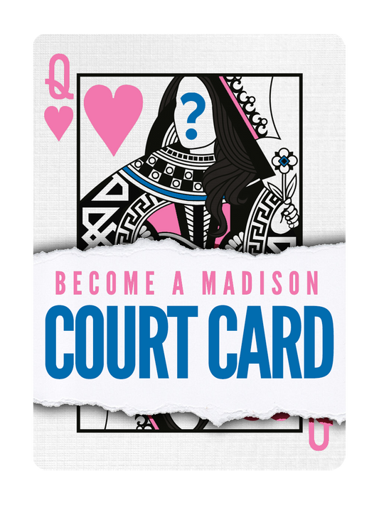 QUEEN of HEARTS - CUSTOM COURT CARD