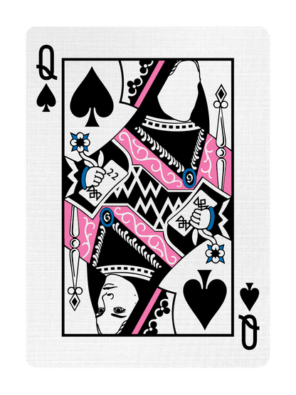 QUEEN of SPADES - CUSTOM COURT CARD