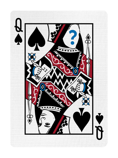 QUEEN of SPADES - CUSTOM COURT CARD