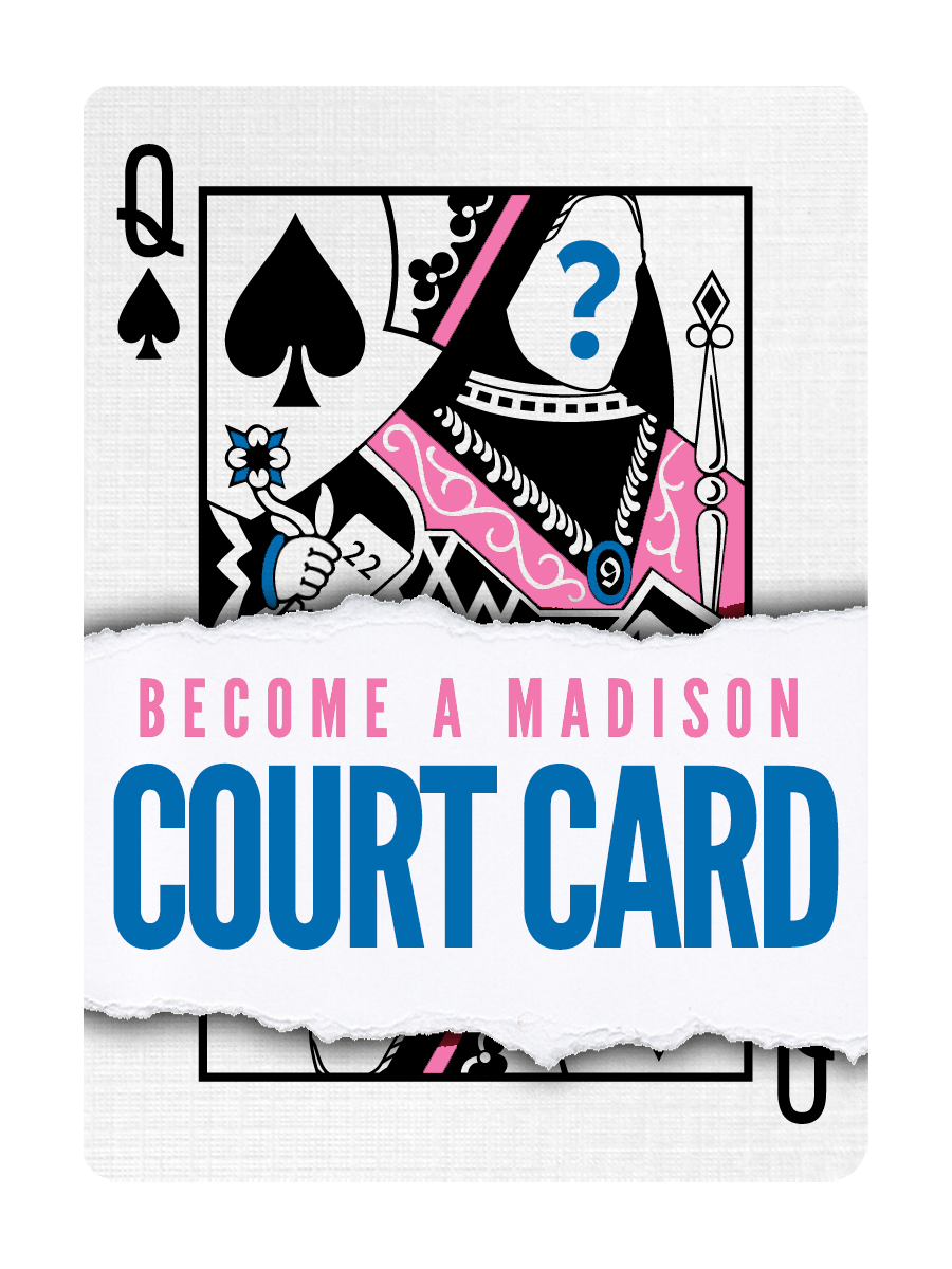QUEEN of SPADES - CUSTOM COURT CARD