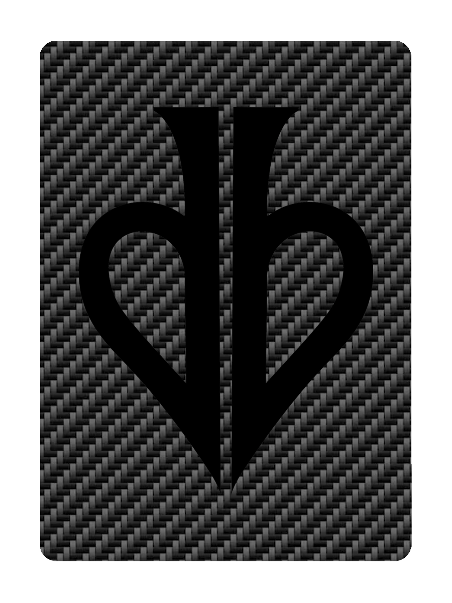 db CARBON FIBRE Card Clip & SKULL & BONES VIP - SIGNED by DAVID BLAINE