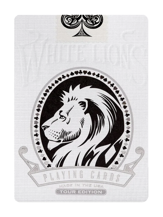 WHITE LIONS OUTLIERS EDITION Playing Card BOXSET by DAVID BLAINE playing cards