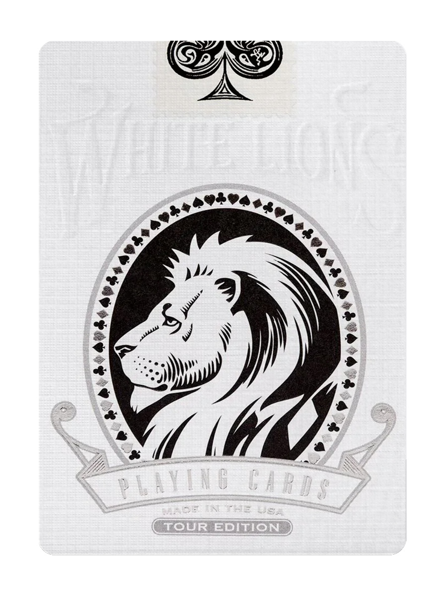 WHITE LIONS SERIES A TOUR EDTION Playing Cards