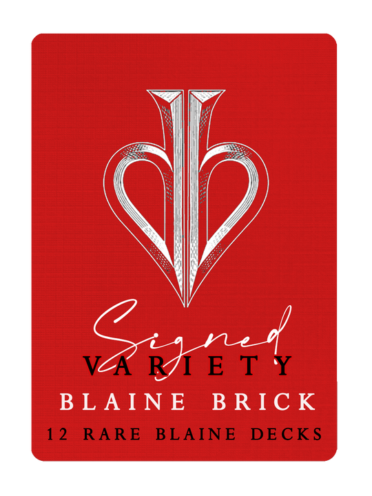DAVID BLAINE Signed CUSTOM Brick Box - ULTRA RARE DECKS playing cards