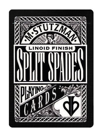 SPLIT SPADES (First Edition) Playing Cards by DAVID BLAINE (Red) playing cards