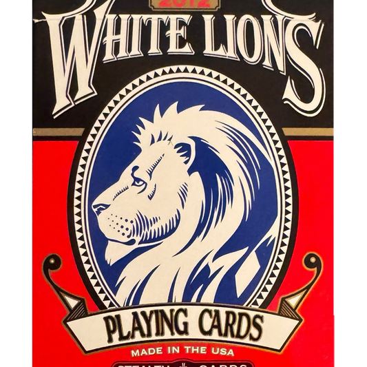 WHITE LIONS STEALTH Playing Cards by DAVID BLAINE playing cards