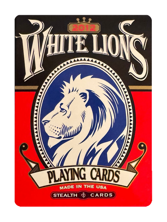 WHITE LIONS STEALTH Playing Cards by DAVID BLAINE playing cards