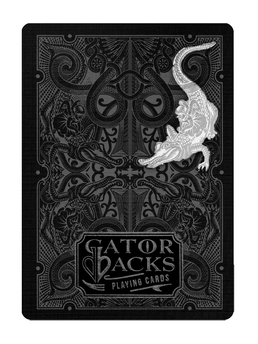 BLACK GATORBACKS by DAVID BLAINE (Silver Gator/Black Tuck) BRICK DEAL
