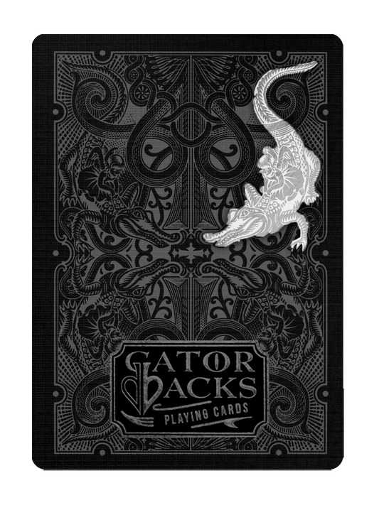 BLACK GATORBACKS by DAVID BLAINE (Silver Gator/Black Tuck)