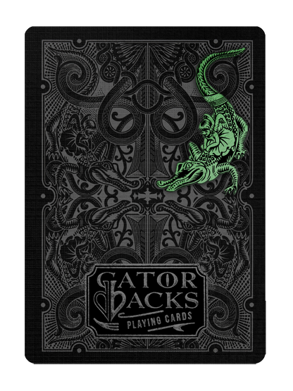 GREEN GATORBACKS by DAVID BLAINE ( Green Gator / Black Tuck GREEN GATORBACKS by DAVID BLAINE ( Green Gator / Black Tuck