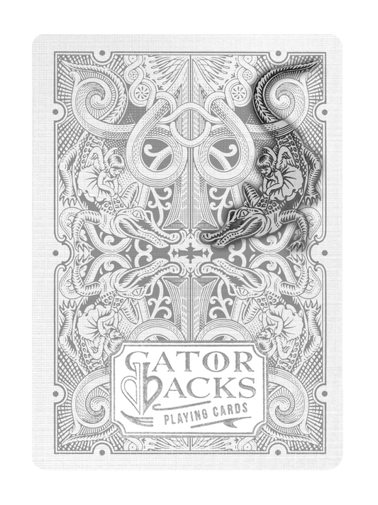 SILVER GATORBACKS by DAVID BLAINE (Silver Gator/White Tuck)