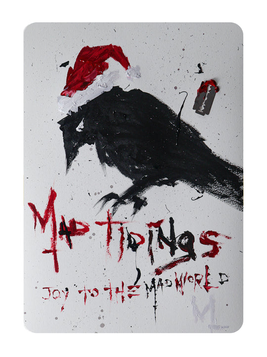 MAD TIDINGS CHRISTMAS CARD playing cards