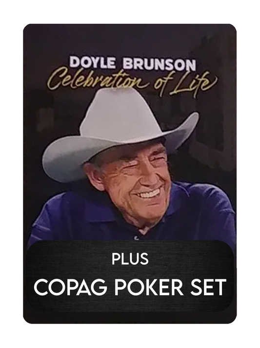 DOYLE BRUNSON Playing Cards and COPAG POKER SET