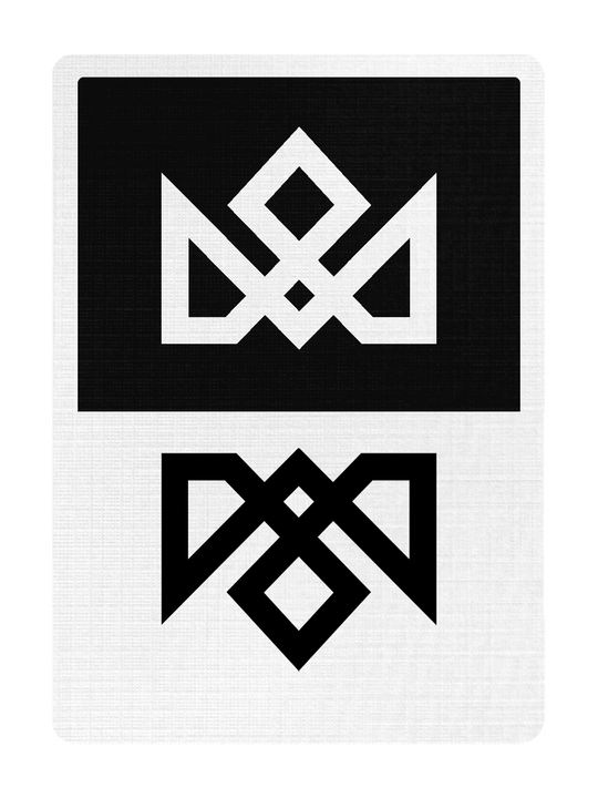 BLACK & WHITE ACOLYTE BOXSET playing cards