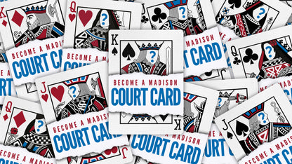 QUEEN of HEARTS - CUSTOM COURT CARD