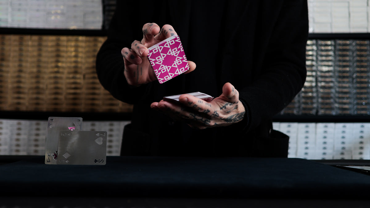 Daniel Madison Pink Masters Playing Cards Card Dribble
