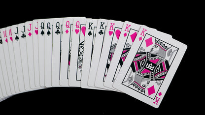 Daniel Madison Pink Masters Playing Cards Ribbon Spread Court Cards King of Diamonds