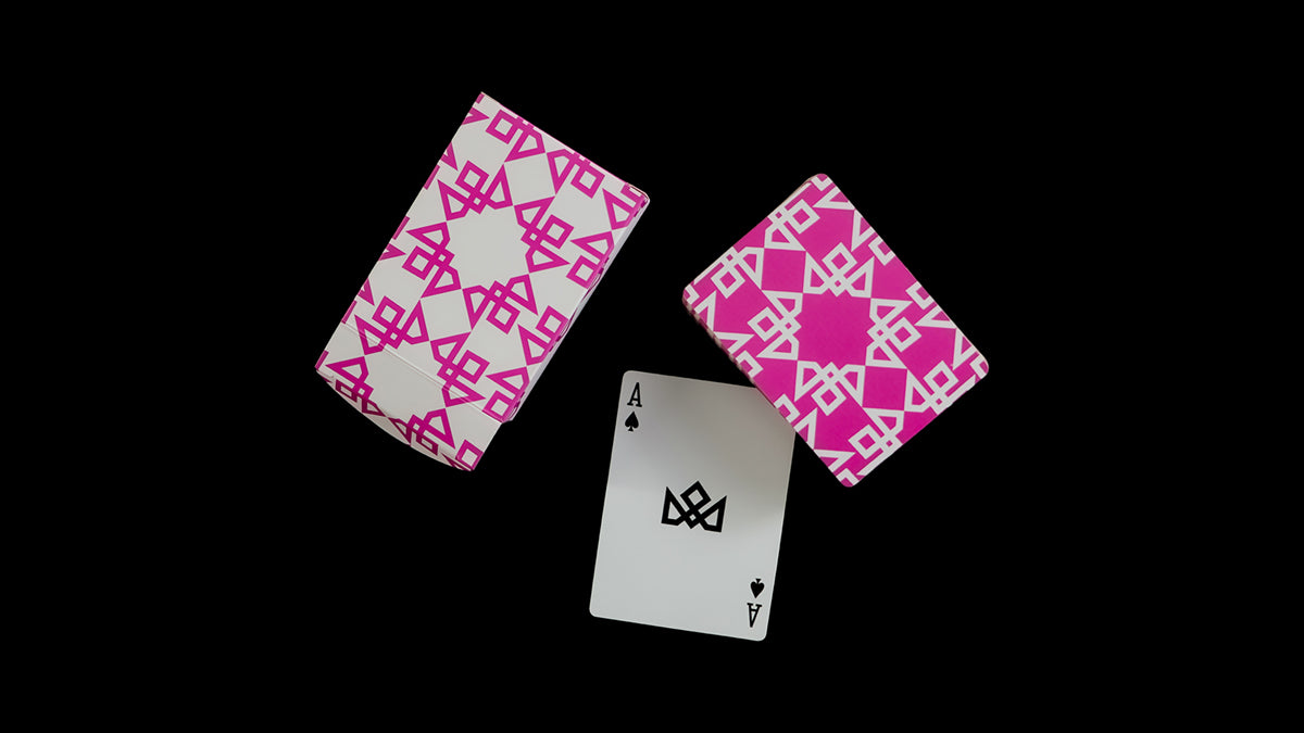 Daniel Madison Pink Masters Playing Cards and Tuck Box and Ace of Spades