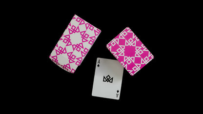 Daniel Madison Pink Masters Playing Cards and Tuck Box and Ace of Spades