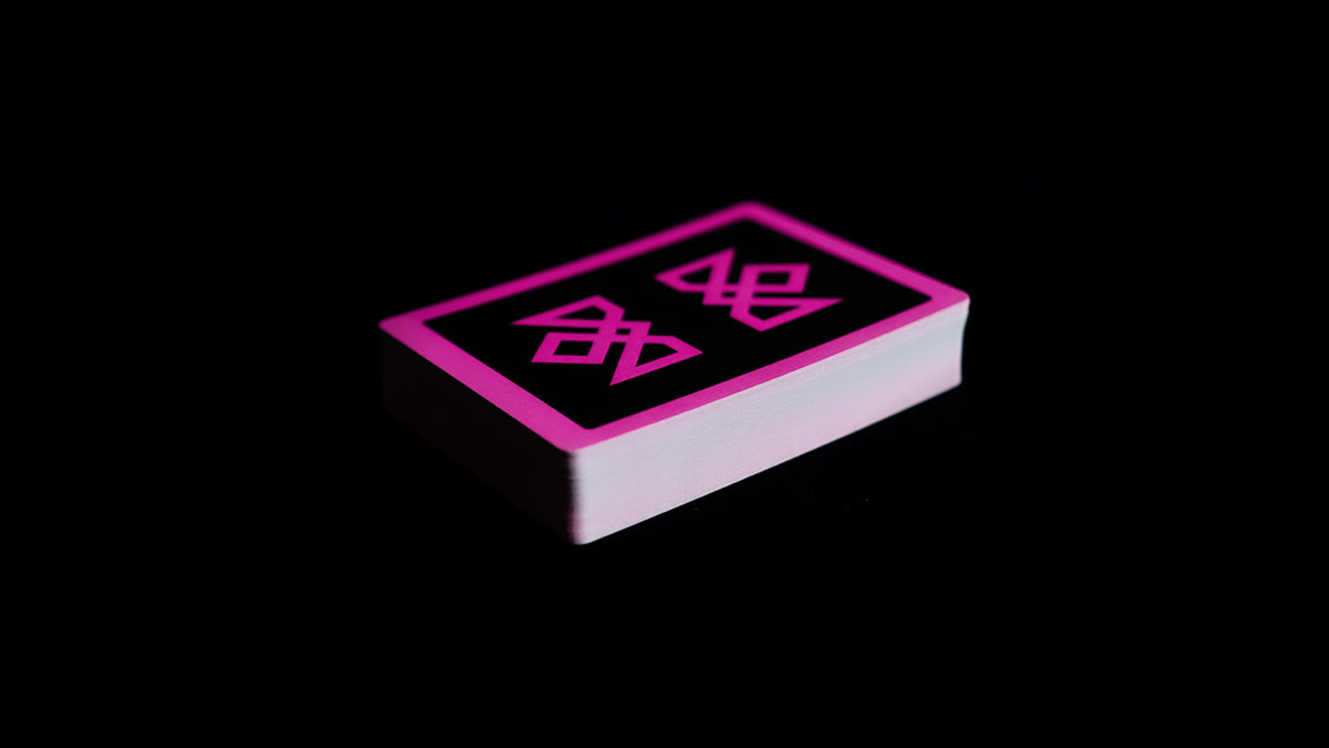 ACOLYTES Playing Cards - Pink on Black Edition