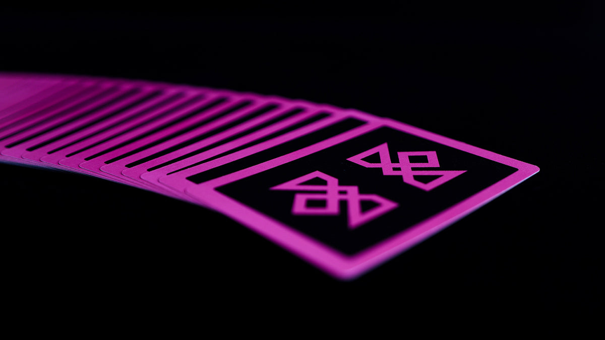 ACOLYTES Playing Cards - Pink on Black Edition