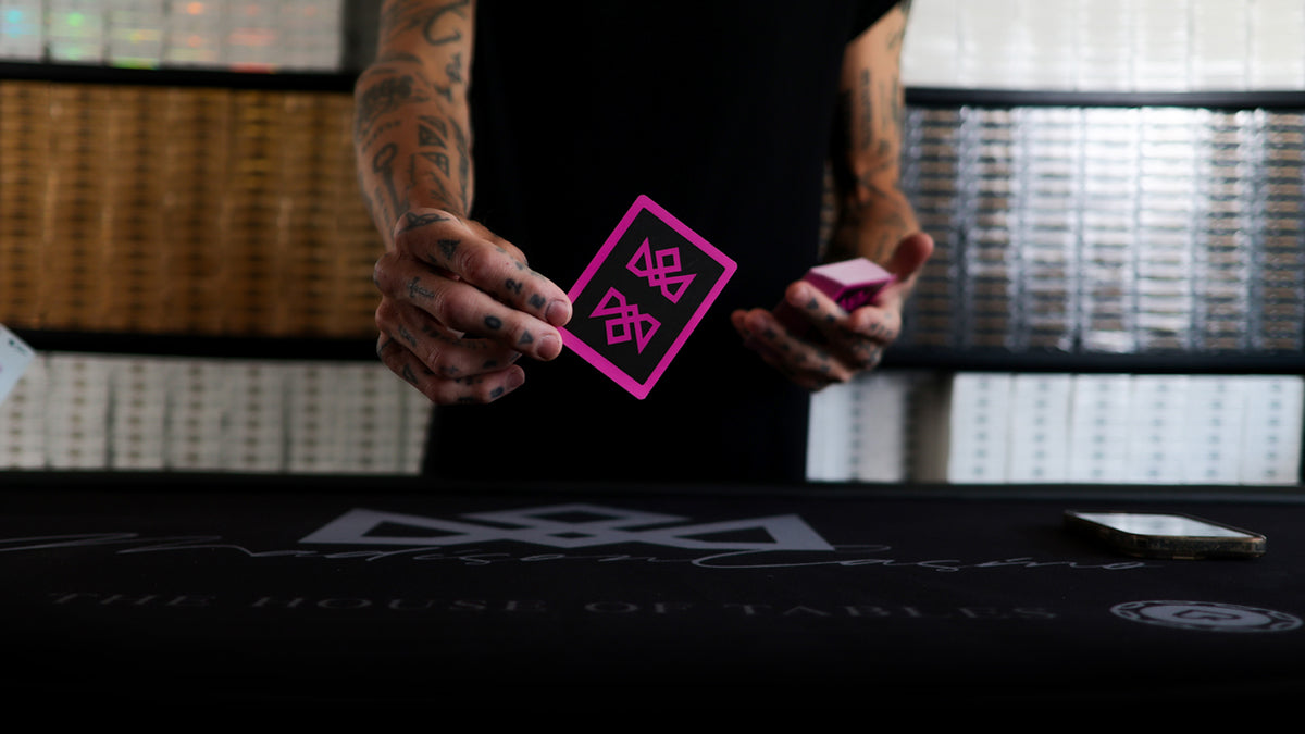 ACOLYTES Playing Cards - Pink on Black Edition