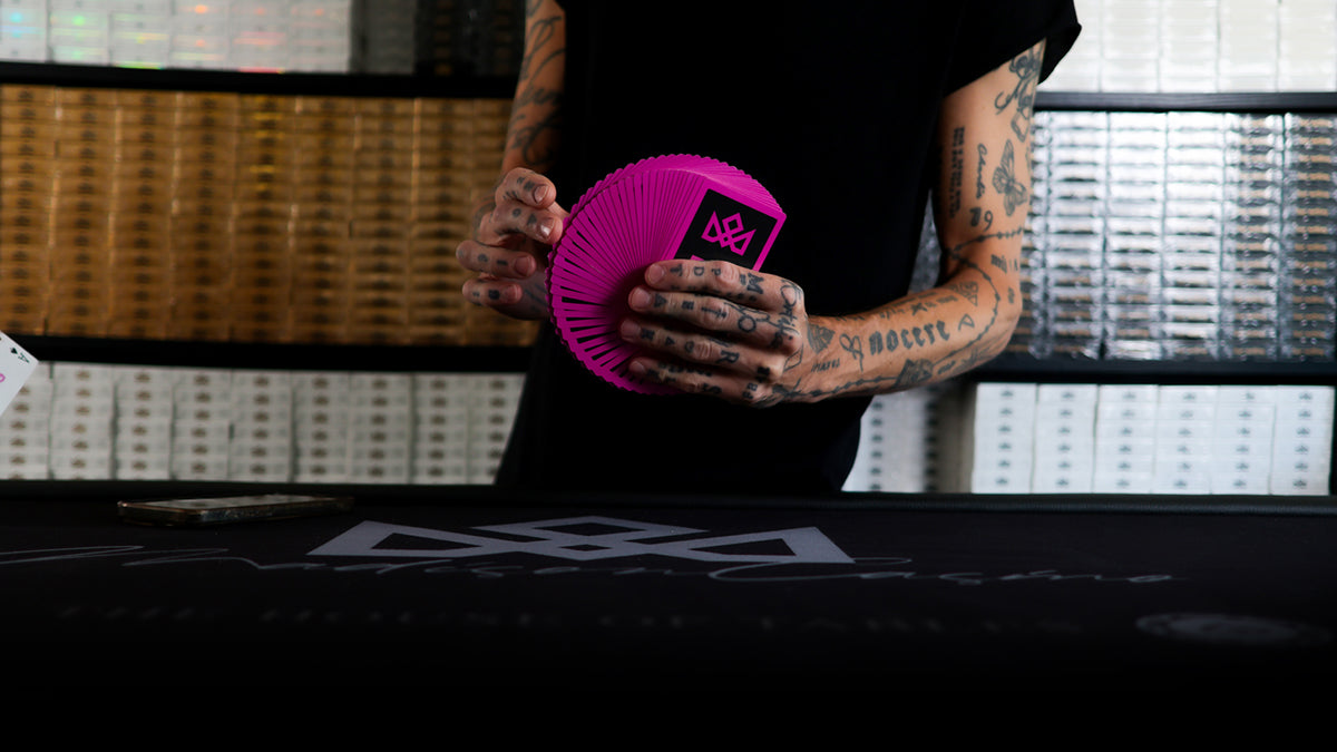 ACOLYTES Playing Cards - Pink on Black Edition