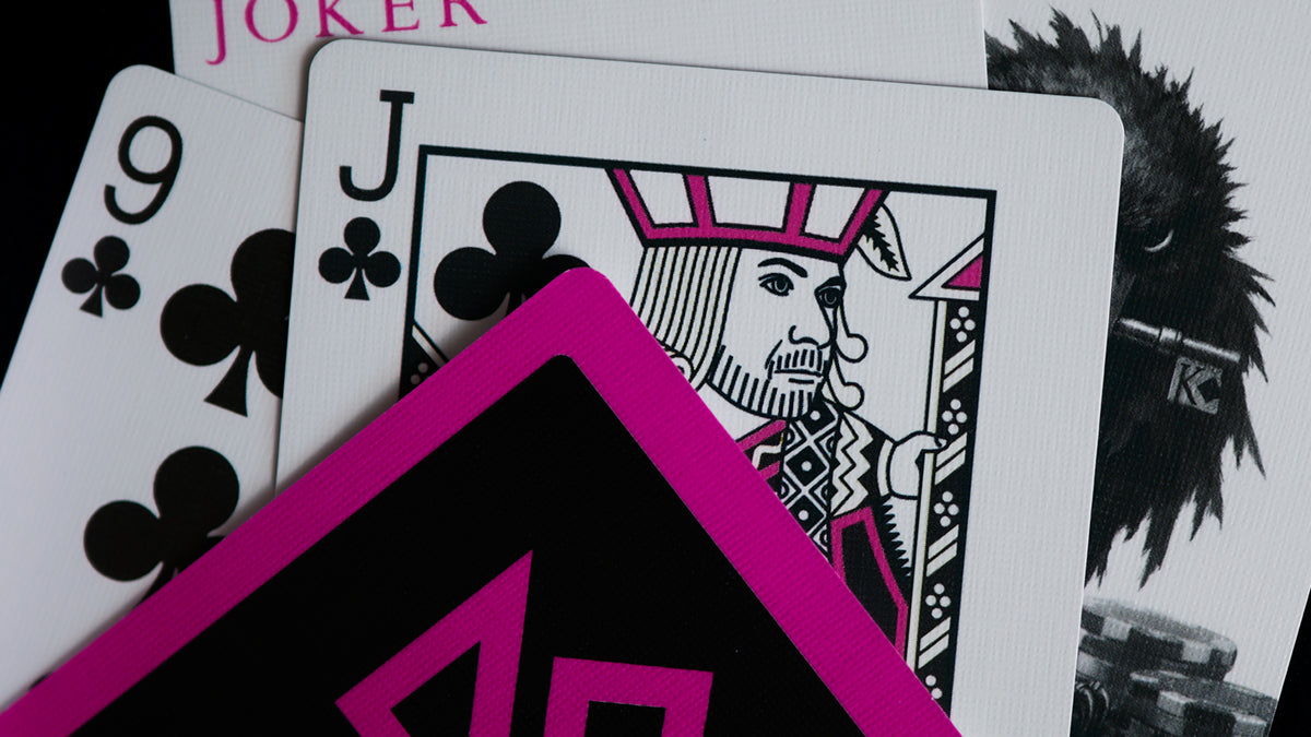 ACOLYTES Playing Cards - Pink on Black Edition